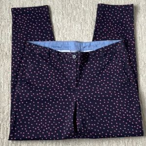 Talbots The Weekend Stretch Chino Pants Blue and Pink